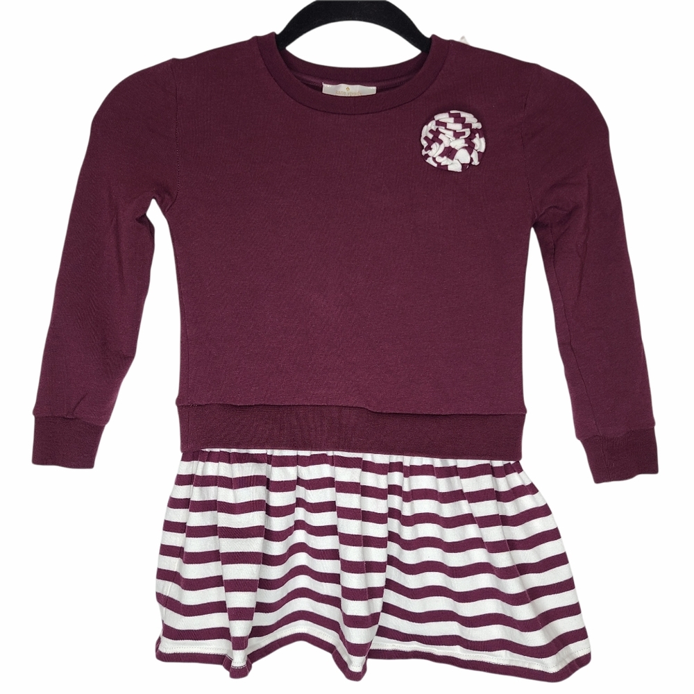 Kate Spade Rosette Striped Dress Girls 4T